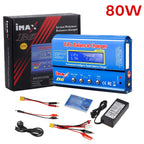 IMAX B6 80W Multi-function Charger For Lipo Li-ion LiFe NiMh Ni-Cd PB Battery RC Balance Discharger 15V 6A Adapter Optional