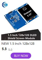 ‌4-Digit 7-Segment LED Display Module with 74HC595 Shift Register (Serial Interface) for Arduino