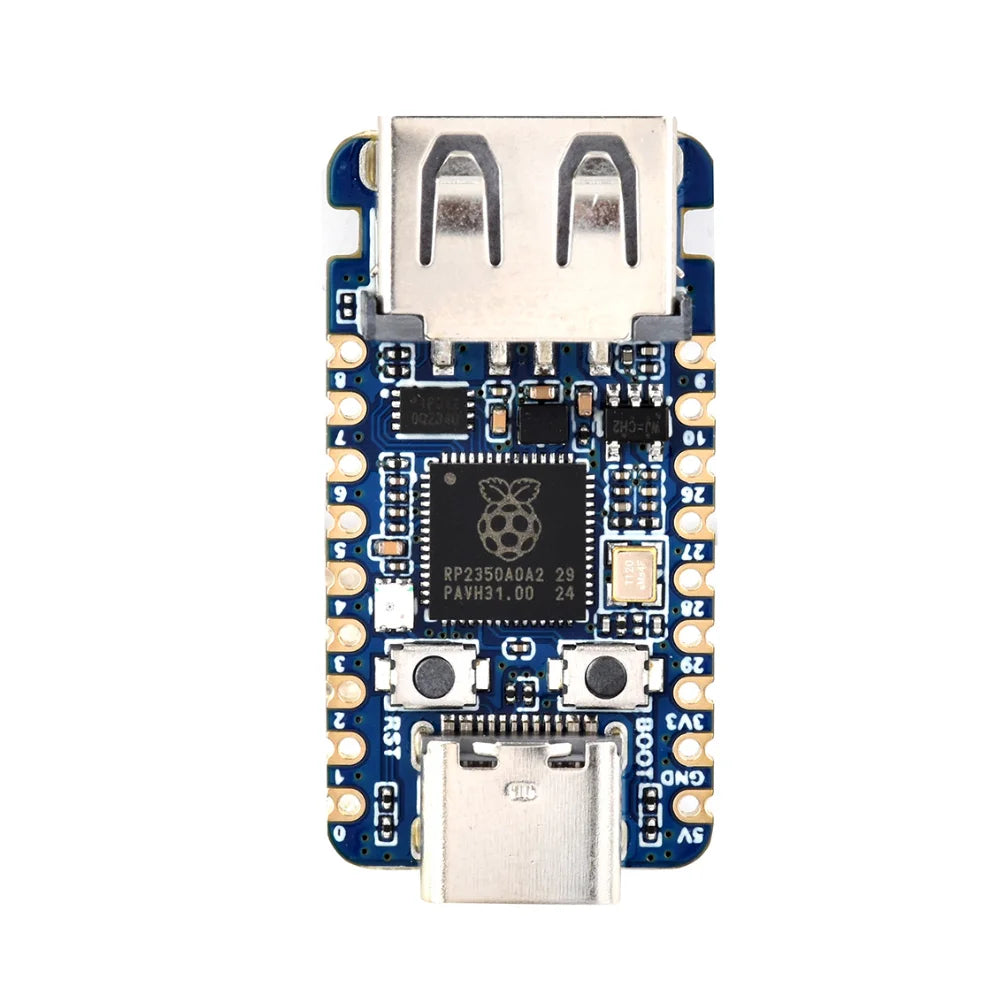 (In Stock) Raspberry Pi Pico 2 RP2350 USB A C Development Board RP2350 Zero, Waveshare RP2350A USB Development Board