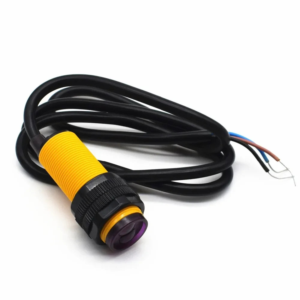 E18-D80NK Infrared Obstacle Avoidance Photoelectric Sensor Switch 3-80cm Adjustable Range Anti-Interference for Smart Car Robot