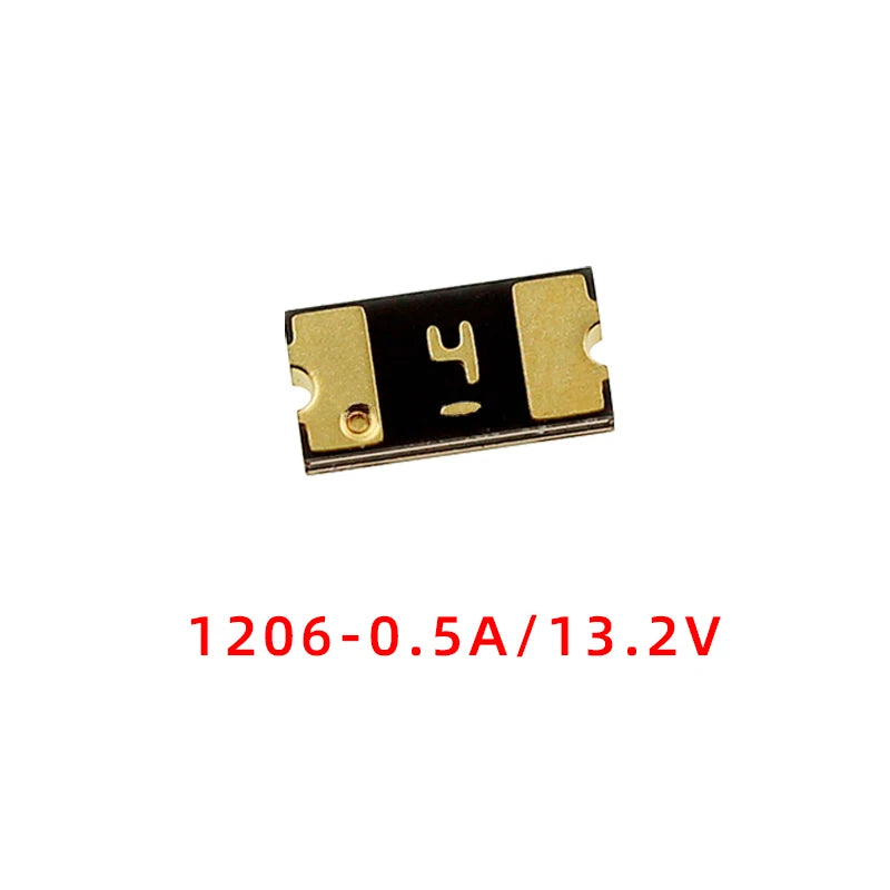 20/50/100Pcs/Lot 1206 SMD PTC Resettable Fuse 500MA 0.5A 13.2V 16V 30V MF-NSMF050-2 aF 4