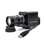 Global Shutter USB Camera 1080P 90FPS Industrial Metal Box With 5-100mm Varifocal Lens Plug Play For Meeting Document Scanning