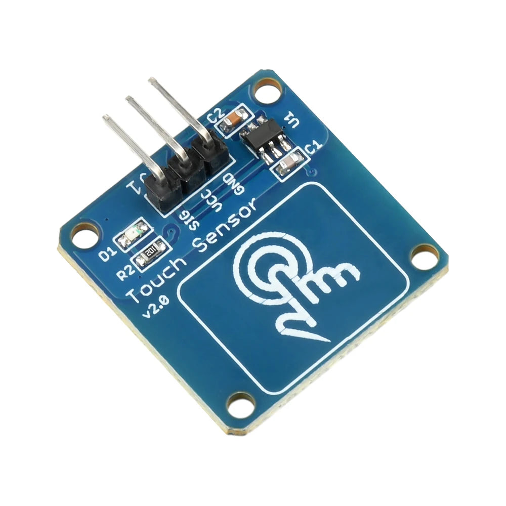 TTP223B Digital Touch Sensor Switch Module 1 Channel Capacitive Touch Module Gold-Plated Point Action Latch Type