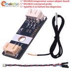 Stainless Steel Waterproof PH2.0 DS18B20 Digital Temperature Sensor Probe with 1m Cable for Arduino ESP32 Microbit Raspberry Pi