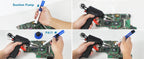 Toolour Solder Sucker Desoldering Vacuum Pump Solder Removal Tool Soldering Iron Auxiliary Tool Welding Accessories
