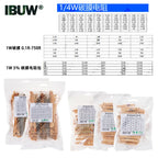 1/2W 1W 2W 3W Resistance 5% Metal Film Resistor Assortment Kit Set 30Kinds Each 5/10PCS 1R~750R 1K~820K Ohm