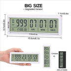 999 Days Digital Countdown Timer Digital Display Time Management Count Down Clock Electronic Reusable Countdown Clock Home Use