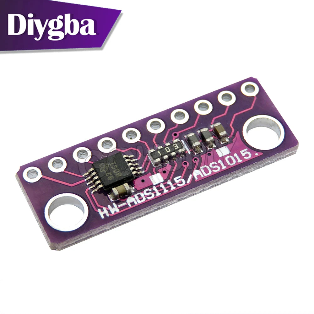 ADS1115 16Bit ADC 4 Channel Analog to Digital AD Conversion Module Adjustable Amplification DIYGBA