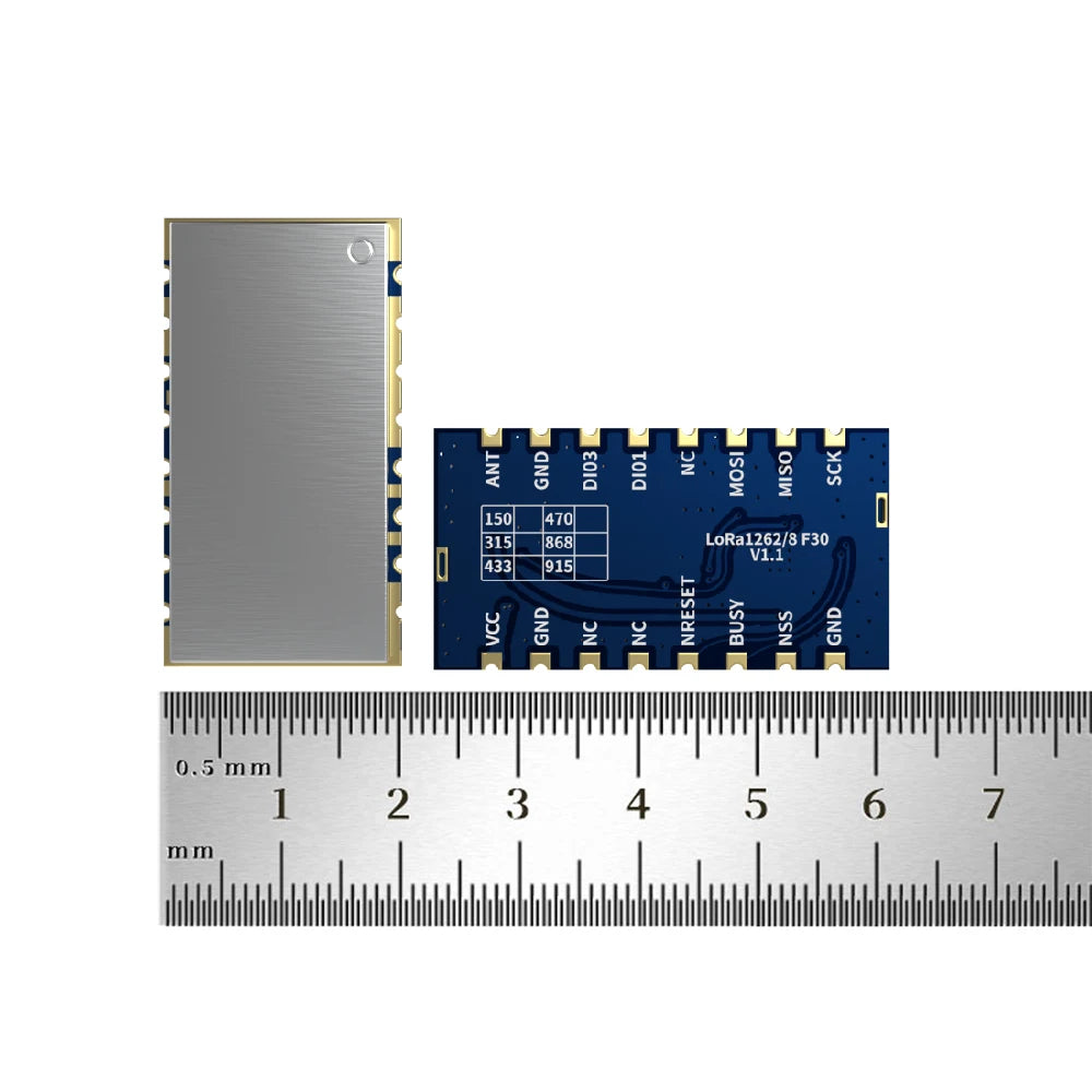5pc/lot lora1262F30 - 315MHz 33dBm long range TCXO High sensitivity low current embedded 2W SPI SX1262 LoRa Module