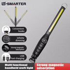 Portable COB Work Lights With Magnetic Rechargeable LED Flashlight Portable Stepless Dimming Emergency Car Repair Lamps