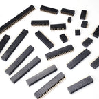 10pcs 2.54mm 2X2/3/4/5/6/8/10/12/13/20/40 Pin Female Header Strip Connector Double Row Straight Needle  2.54 Female Header Socke