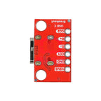 TYPE-C female connector test board, USB3.1 16P to 2.54, high-current power adapter board module