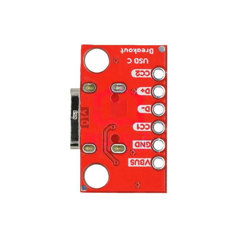 TYPE-C female connector test board, USB3.1 16P to 2.54, high-current power adapter board module