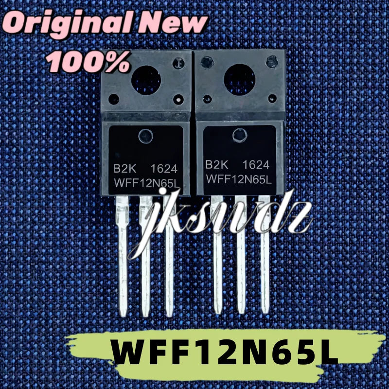10PCS New WFF12N65L TO-220F 12N65 N-Channel Power MOSFET