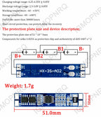 3S 6A 8A 10A 20A 25A 30A 40A 60A Li-ion Lithium Battery 18650 Charger PCB BMS Protection Board For Drill Motor Lipo Cell Module