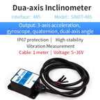 High-Precision Inclinometer HWT605 Accelerometer+Angle+Gyro, MPU9250 IMU, Temperature Compensation, Tilt Angle