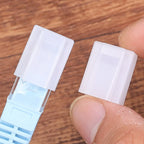 10-100PCS RJ45 Connectors Dust Cover Ethernet Cable Protective Case Cap for RJ45 Pass Through Connector Network Cat6 Cat7