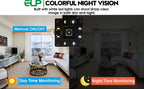 ELP 16MP Autofocus USB Camera IMX298 Sensor Ultra HD No Distortion Webcam with Night Vision White LED for Security System