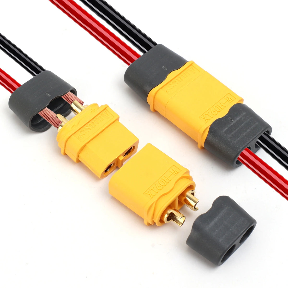 1-40PCS XT60 Battery Connector Male & Female Bullet Connector Plugs with Sheath Housing for RC Battery Motor FPV XT-60 Adapter