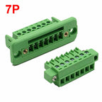 5/10Set 15EDGWC Pitch 3.81mm 2P/3P/4P/5P/6P/8P/9P Pluggable Terminal Block Connector JM15EDGKM 3.81mm Pitch