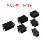 10sets MX3.0 3.0mm Pitch Micro-Fit 3.0 Connector Housing 2*1/2/3/4/5/6/8/10/12 Pin Male shell + Terminal Molex 43030 2P/3P/4P/5P