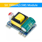 1-10PCS AC-DC 220V to 5V Step Down Converter 5V 700mA Isolated Switching Power Module 3.5W Buck Regulator Precision Power Module
