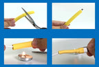 Black Heat Shrink Tubing 1-14mm Diameter Heatshrink Sleeving Wrap for DIY Wire Connector Repair - Assorted Sizes