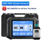 XTOOL D9S PRO D9SPRO Car Diagnostic Tool Bluetooth ECU Programming/Coding Automotive Scanner 45 Services CANFD DOIP FCA Topology