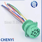 Green 9 Pin auto waterproof connector Diagnosctic Tool circular Wire Harness plug pigtail HD16-9-1939S-P080 HD10-9-1939P-P080