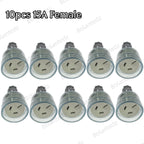 Bolantez 1pcs SAA Rewirable Plug Socket Australian Female Socket 3 Prong Electrical Socket Grounded Rewire Socket DIY Assembled