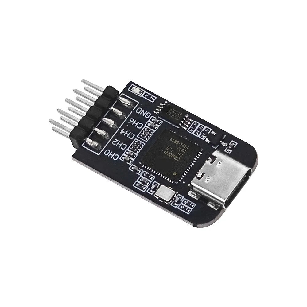 NanoDLA Logic Analyzer TYPE-C SCM ARM FPGA Debugging Protocol Analysis 24MHz SampleRate 8 Channels Open Source Sigrok PulseView