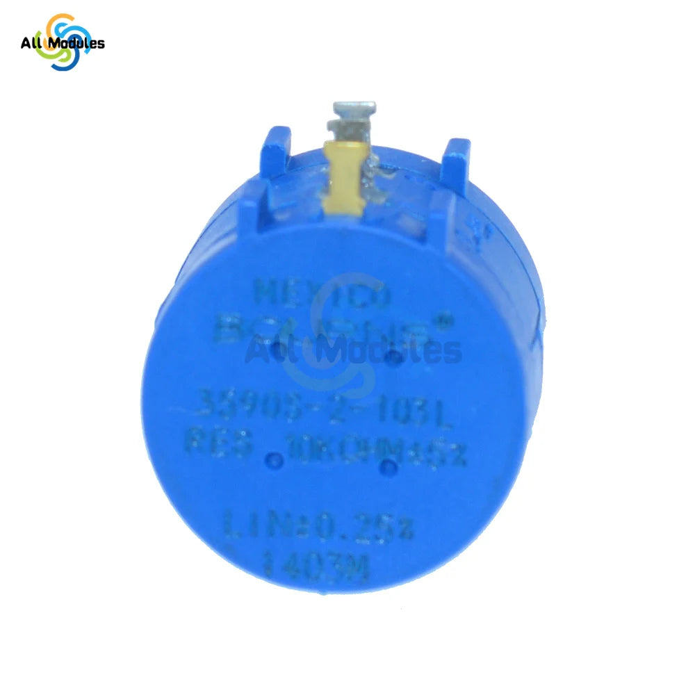3590S Multiturn Potentiometer 500 1K 2K 5K 10K 20K 50K 100K Ohm Wirewound Potentiometer Adjustable Resistor 3590 102 202 502 103