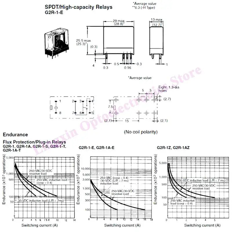 20Pcs/Lot Power Relays G2R-1-E 5VDC 12VDC 24VDC 8PIN 16A 250VAC 30VDC SPDT Relay G2R-1-E-12VDC G2R-1-E-24VDC 100% Orignal New