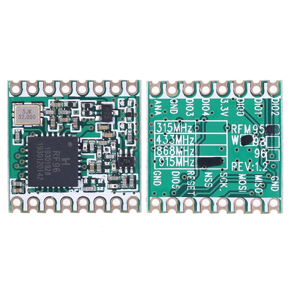 RFM95-915MHz Wireless Transceiver Module RF96 Chip RF95 RF95W LoRaTM Module Ultra Long Range Remote Communication Module
