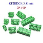 50pcs KF2EDGk 15EDGk 3.81 Pluggable Terminal Block Connector 3.81mm Pitch 2P/3P/4P/5P/6P/8P/9P/10P