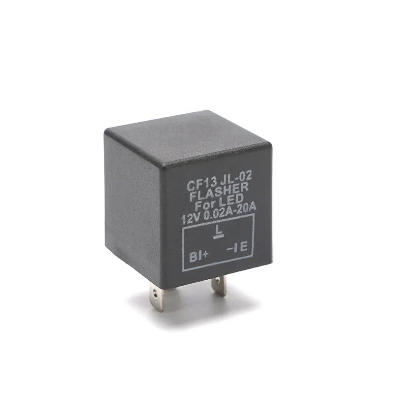 CF13 CF14 JL-02 3-Pin LED Flasher Relay 12V – Turn Signal Hyper Flash Fix for Car & Motorcycle Turn Signal Accessories