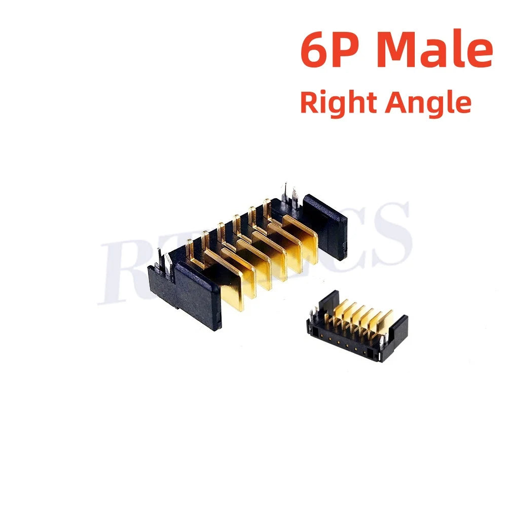 5 20Pcs Blade Male Battery Connector 2.0 MM Pitch 3 4 5 6 7 8 9 10 11 12 Position Right Angle Through Holes Straight PCB Header