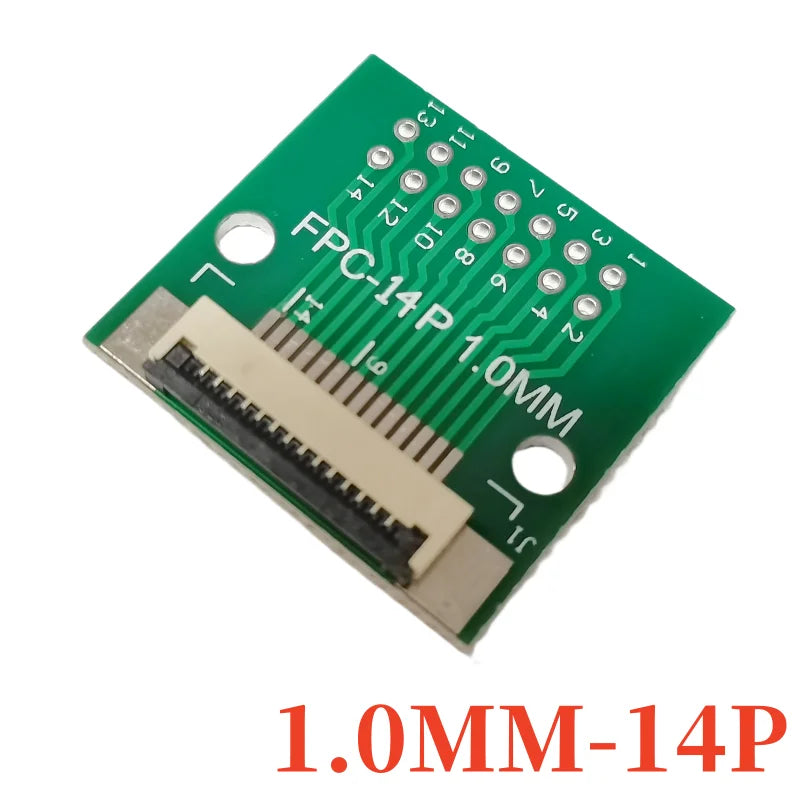 FPC FFC Flexible Cable Adapter Board 1.0mm Pitch Connector SMT to 2.54mm 4P/6P/8P/10P/12P/14P/16P/20P/24P/26P/30P