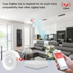 Smart Gas Leak Detector,ZigBee Tuya Alarm Sensor,Combustible Gas Leakage Alarm for Home Security,APP Remote Control, Smart Life