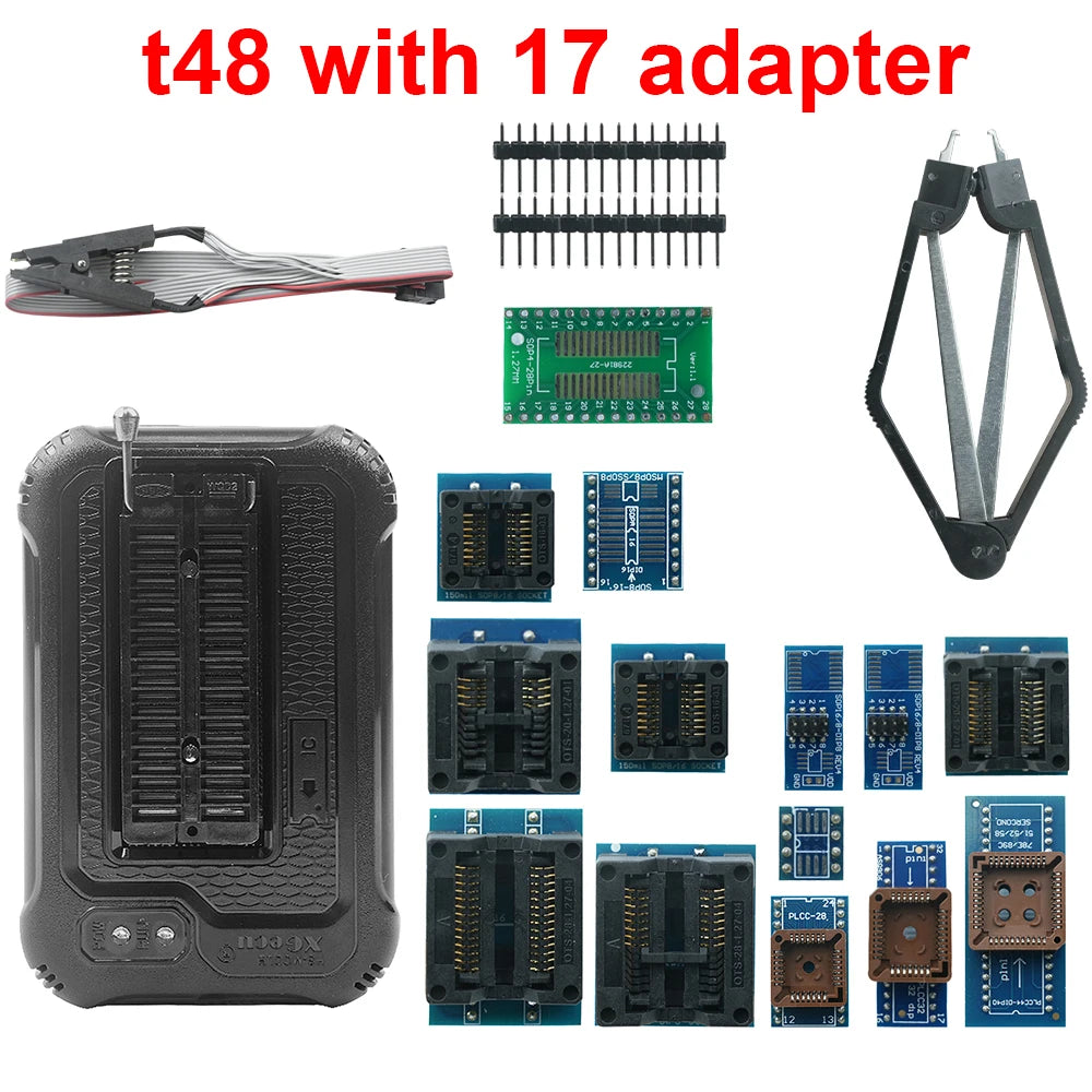 XGecu T48 (TL866-3G) Programmer Support 31000 ICs for SPI/Nor/NAND Flash BIOS MCU EEPROM AVR PIC+39 Part Replace TL866II/TL866CS