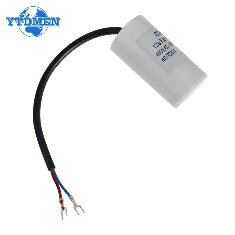1PCS CBB60 Motor Run Capacitor 450V AC Starting Capacitors 5% 4UF 8UF 10UF 16UF 25UF 30UF 60UF for Washing Machine, Water Pump