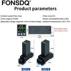 Dual Digital Timer Relay H3Y Cycle Time Control Power On Delay Timer DC12V DC24V AC220V 8Pin 14Pin with Socket Base