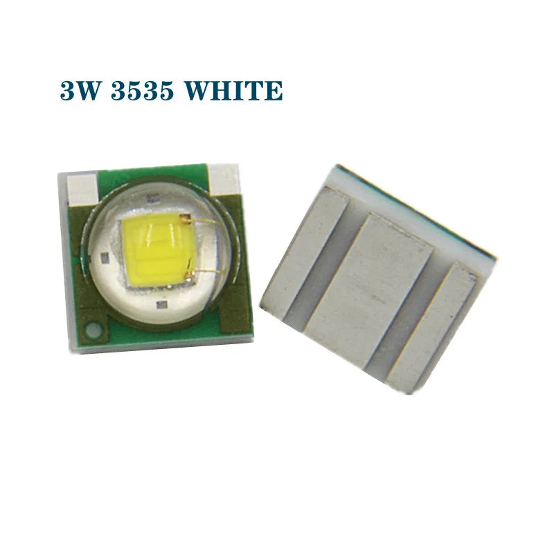 10pcs High Power LED 3535 Chip 3W SMD UV Blue Red Green IR Royal White 520 365 380 390 395 410 420 430 730 740 850 940 460 620nm