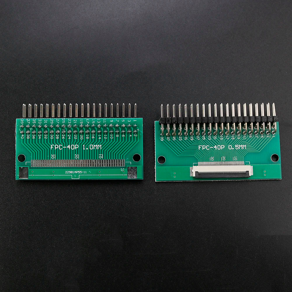 1PC FPC/FFC Adapter Board 0.5mm To 2.54mm Connector Double Row Straight Needle 4/6/8/10/12/14/15/16/18/20/22/24/26/30/34/36 Pin