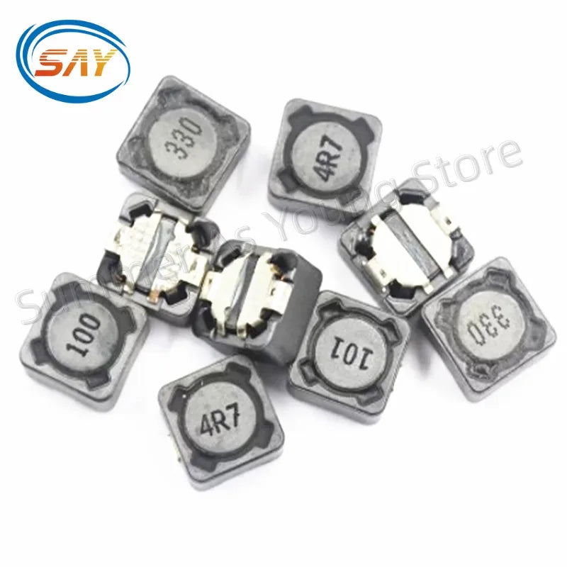 CDRH104R Power Inductor 100PCS Shielding 2.2/4.7/6.8/10/15/22/47/68UH SMD Inductance CD104 100/150/220/330/470UH 10*10*4