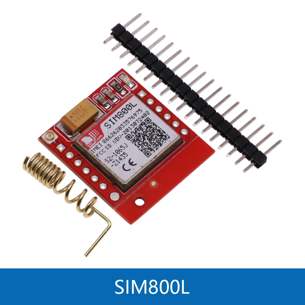 Smallest SIM800L GPRS GSM Module Kit MicroSIM Card Core BOard Quad-band TTL Serial Port With the Antenna DIY