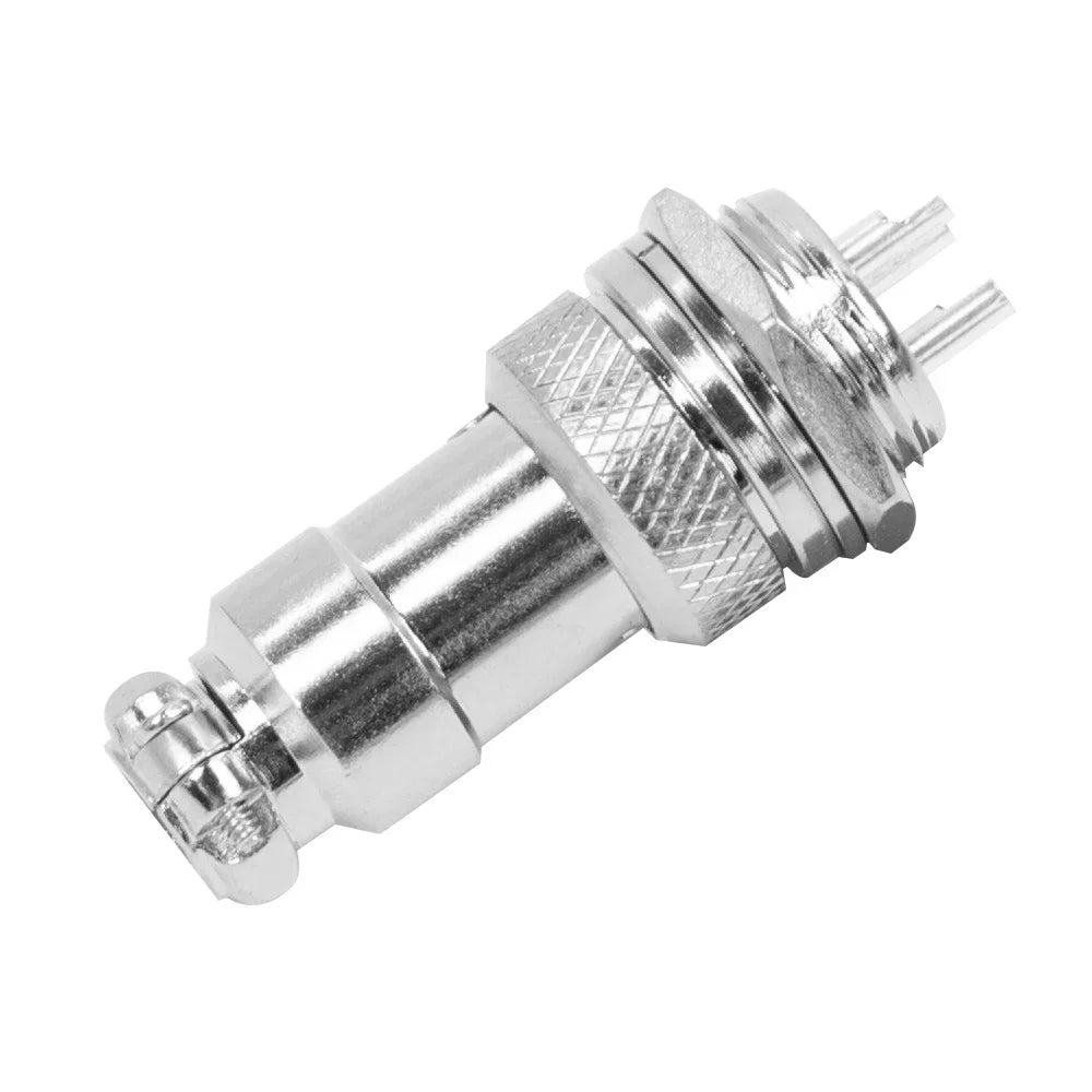 GX16 Aviation Connector Waterproof Male Female Plug Socket GX16-3 Pin Cable Plug Fixed Circular Nut Connectors