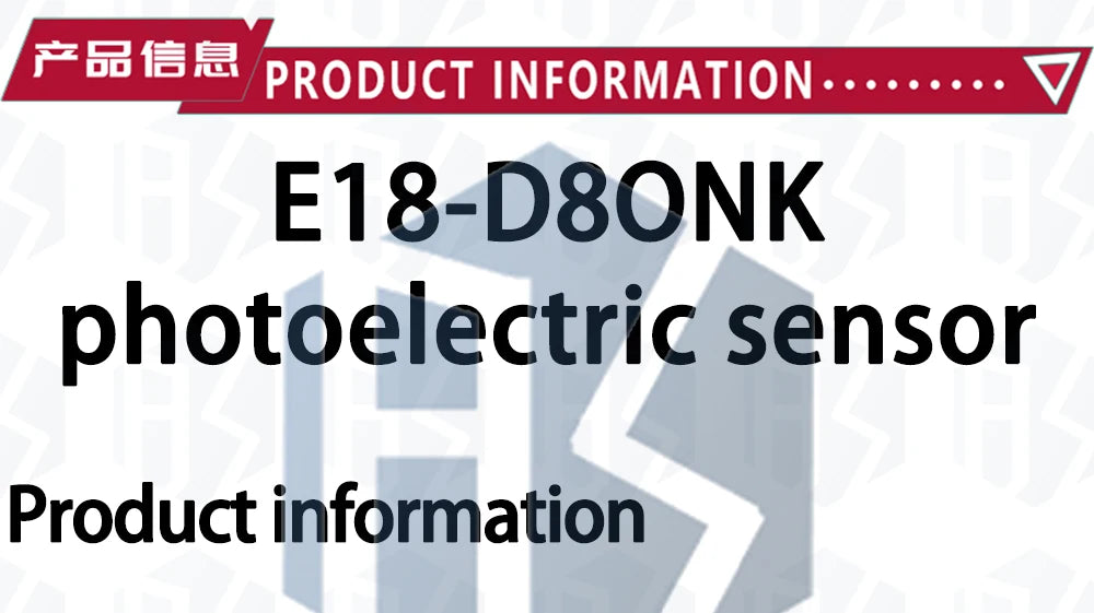 E18-D80NK Infrared Obstacle Avoidance Reflective Photoelectric Sensor with Adjustable 3-80cm Detection Range for Smart Car Robot