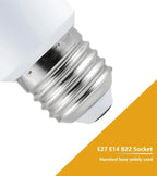 1-10PCS Smart RGBW LED Bulb Spotlight E27 E14 B22 GU10 6W 10W with Infrared Remote Control Suitable for Colorful Home Lighting