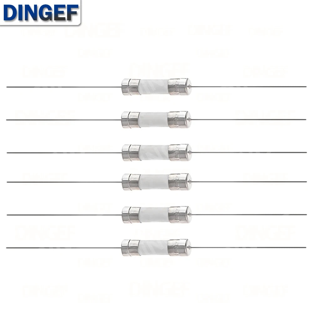 10PCS 5*20mm Fast Break Ceramic Fuse Slow Blow Tube Fuse With pin 5X20MM 250V 0.5A 1A 2A 3A 4A 5A 6A 7A 8A 10A 12A 15A 20A 25A